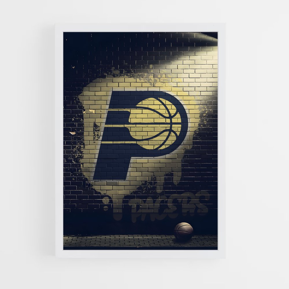 Poster Dunk sur Brique – affiche Basketball (vue 3)